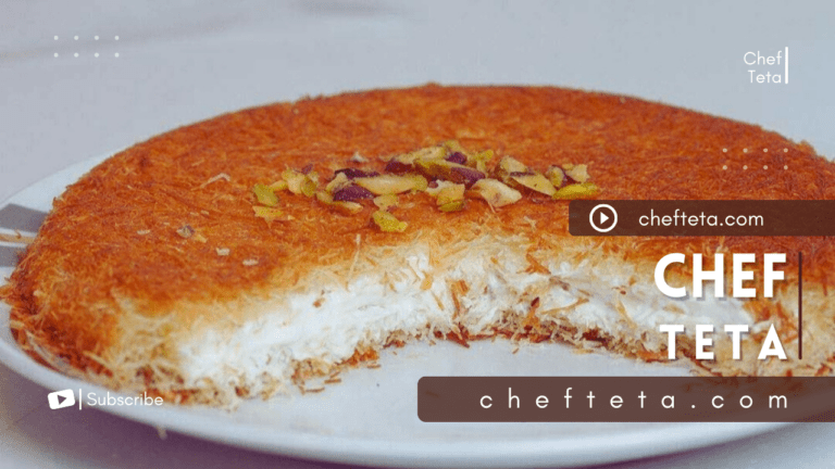 عمل الكنافة بالقشطة