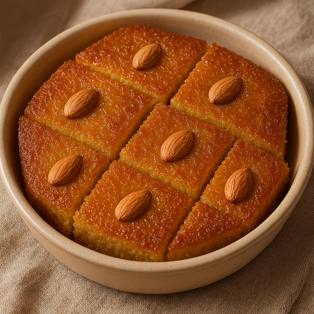 You are currently viewing أسهل طريقة للبسبوسة العادية بخطوات سريعة في البيت – وصفات سهلة