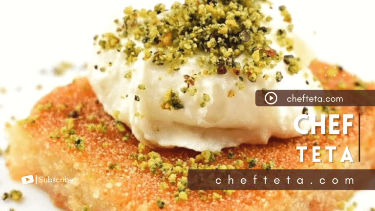 البسبوسة المصرية بدون بيض علي الطريقة الاصلية