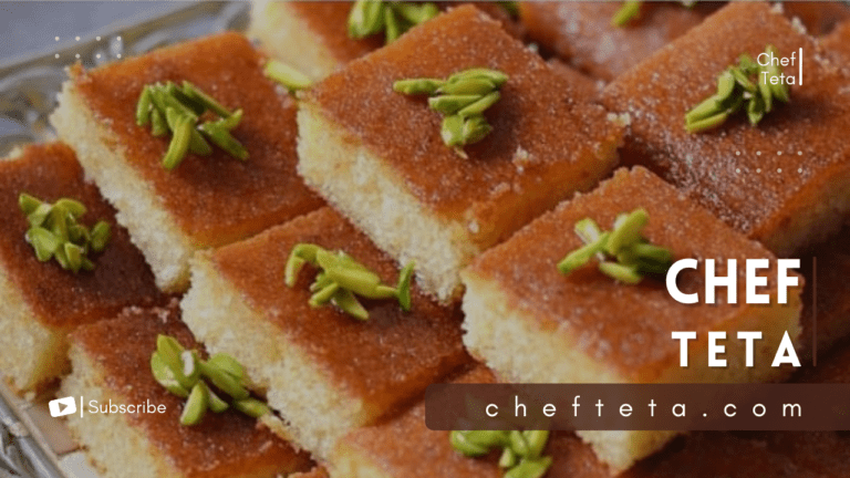 طريقة بسبوسة سهلة سريعة