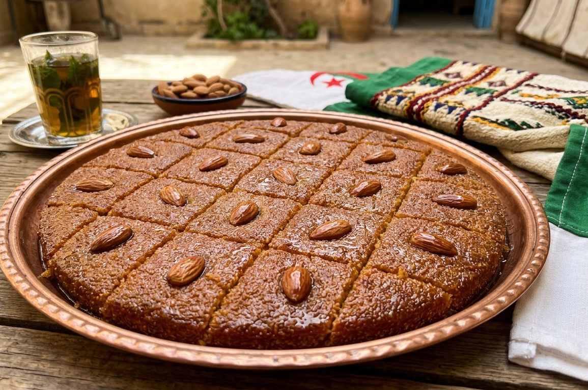 You are currently viewing طريقة عمل قلب اللوز الجزائري بقوام يذوب في الفم