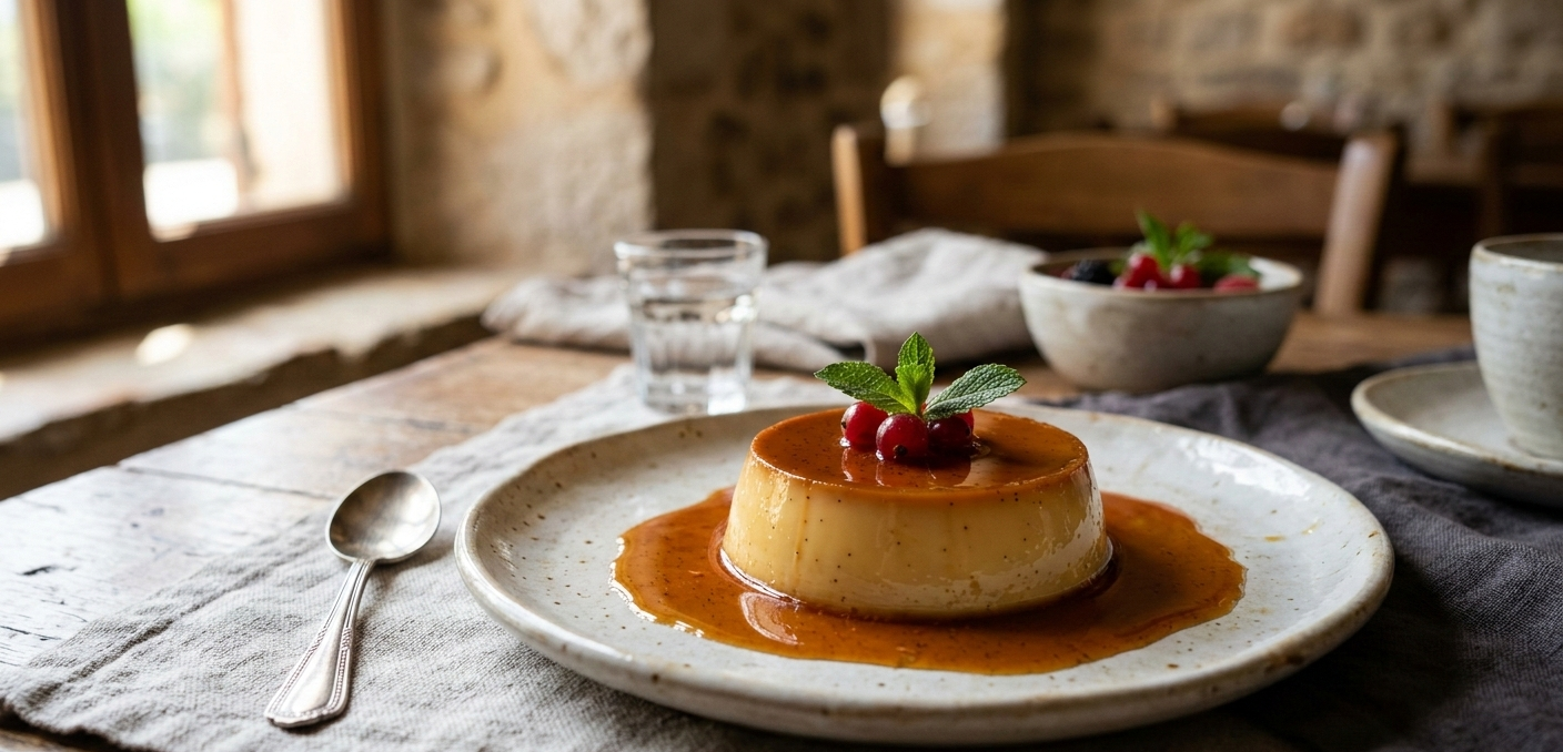 You are currently viewing طريقة عمل الكريم كراميل مع صوص الكراميل خطوة بخطوة بدون فرن