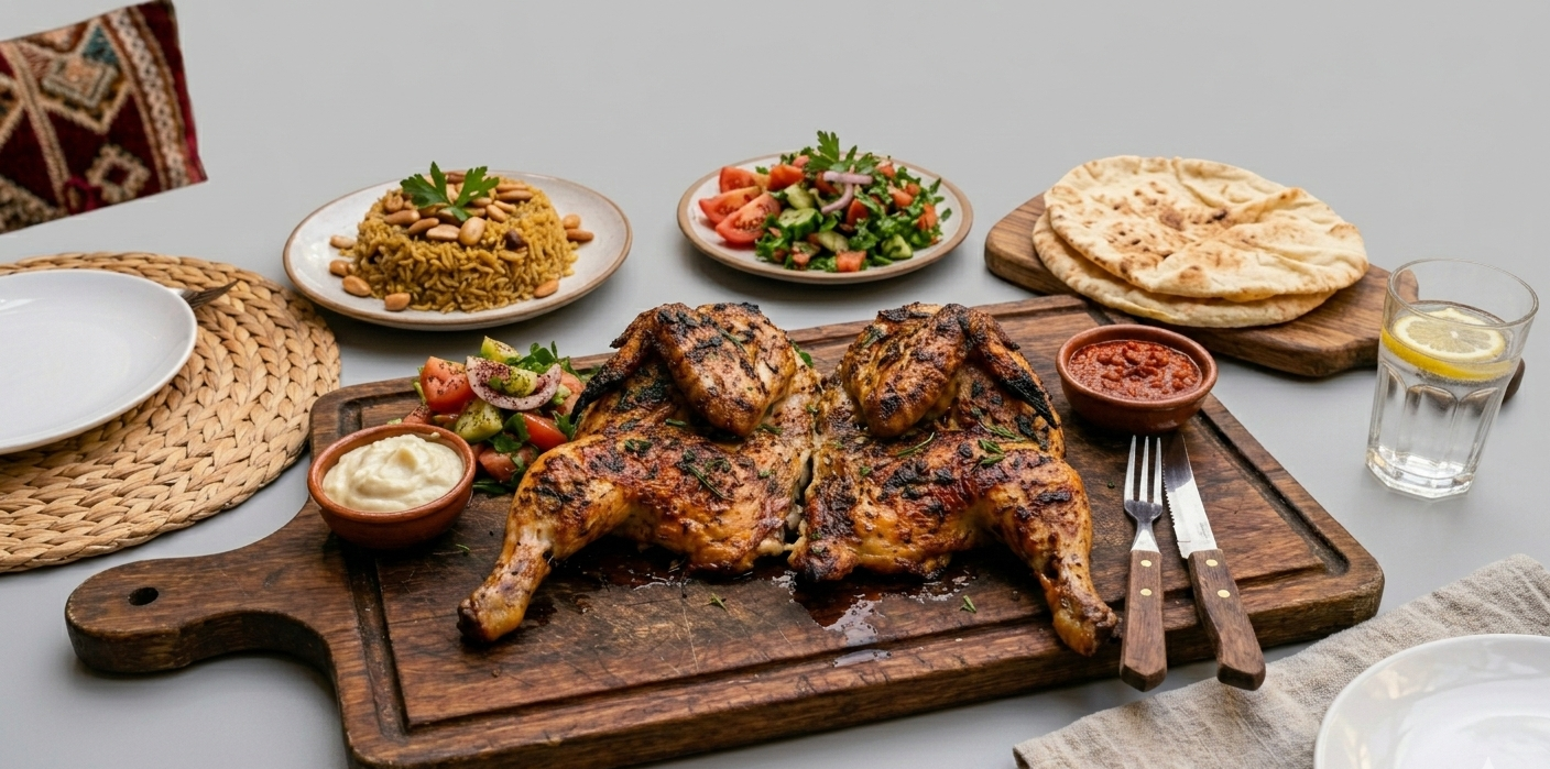 You are currently viewing تتبيلة دجاج مشوي في الفرن مثل المطاعم في المنزل