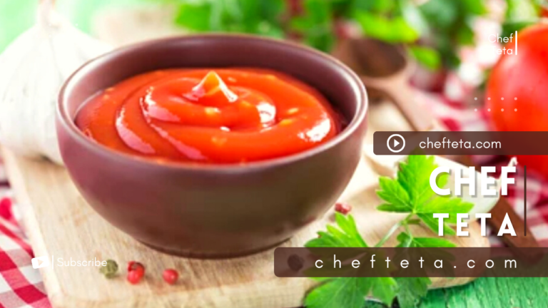طريقة عمل كاتشب الطماطم في المنزل