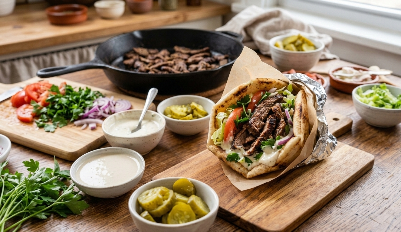 You are currently viewing طريقة إعداد شاورما اللحم