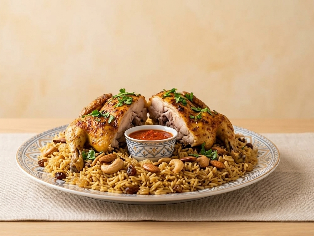 You are currently viewing طريقة تحضير كبسة الدجاج خطوة بخطوة