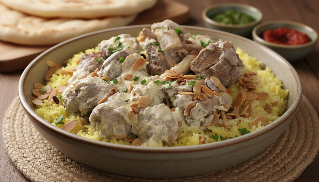 You are currently viewing المنسف الأردني الأصيل – سر الجميد الكركي واللحم الذائب مع شيف تيتا