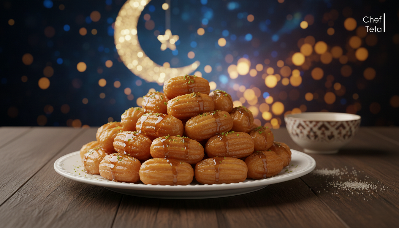 You are currently viewing طريقة عمل بلح الشام (سر القرمشة الدائمة والقوام الهش)