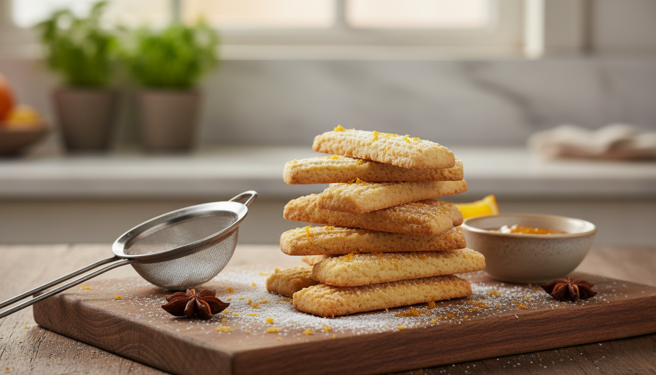 You are currently viewing طريقة عمل بسكويت البرتقال المقرمش (بسكويت العيد والمناسبات الاقتصادي)