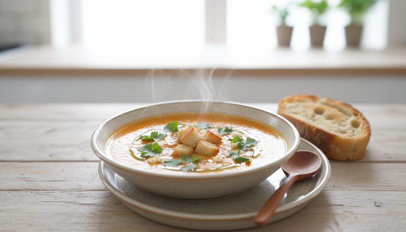 You are currently viewing طريقة عمل شوربة العدس بالأعشاب (الطبق الشتوي الدافئ والمنعش)