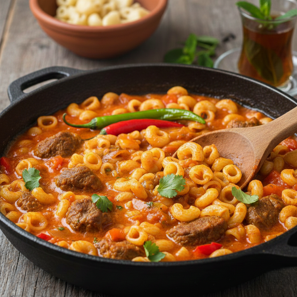 You are currently viewing المبكبكة الليبية باللحم – أسرار المذاق الحار والقوام “الجاري” مع شيف تيتا