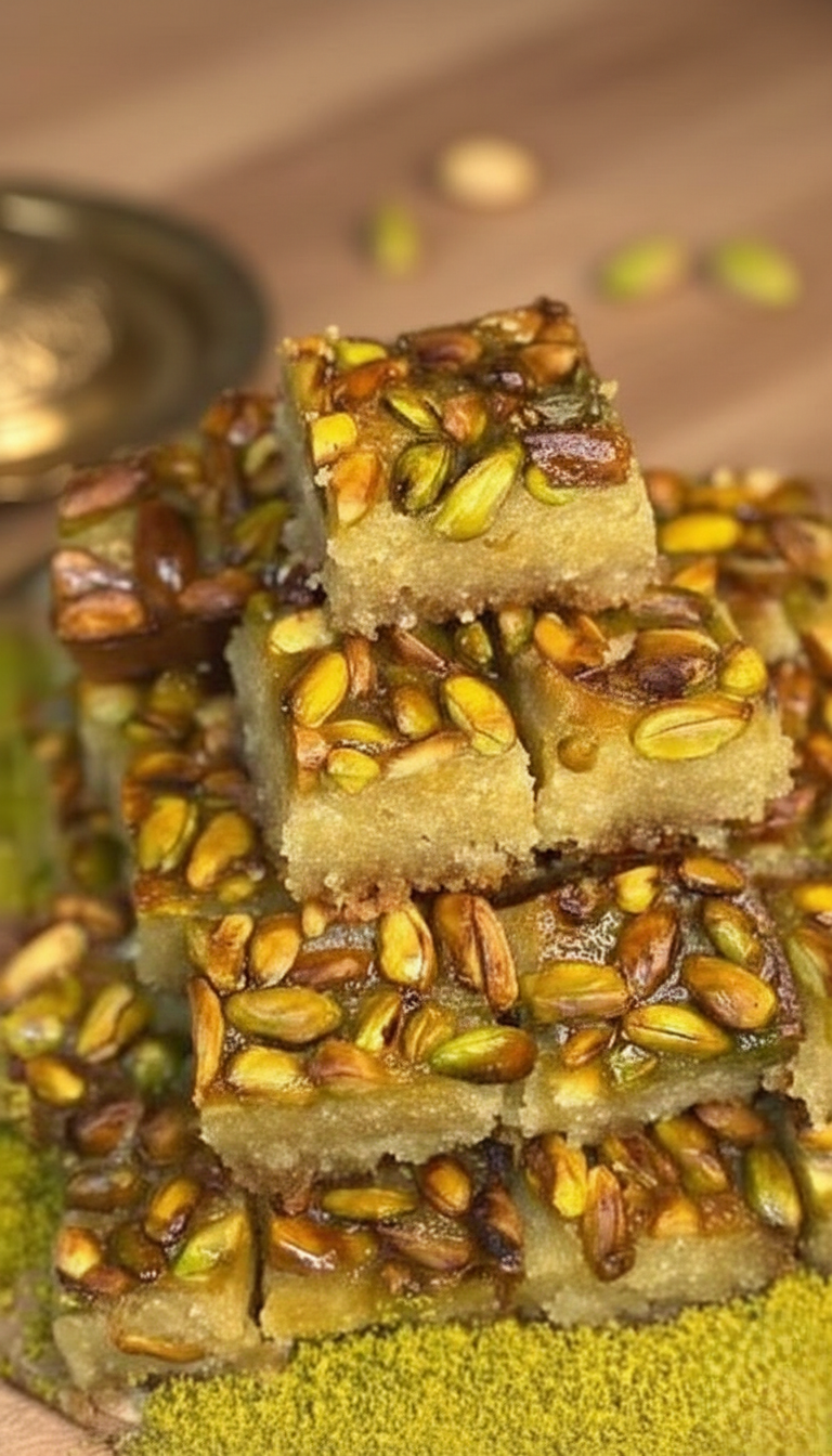 You are currently viewing الهريسة النبكية الأصلية – سر اللون الذهبي والقوام المتماسك مع شيف تيتا