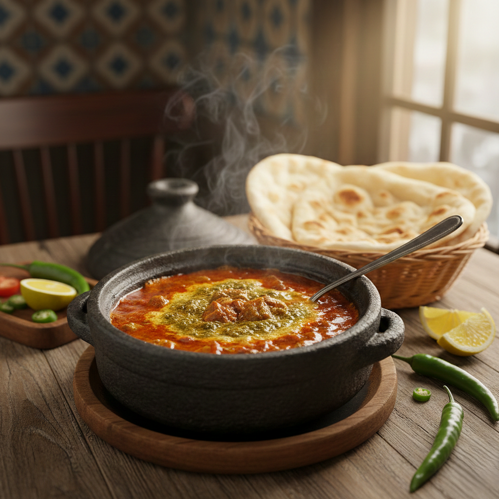 You are currently viewing السلتة الصنعانية الأصلية – أسرار “المدرة” المغلية وخلطة الحلبة بلمسة شيف تيتا