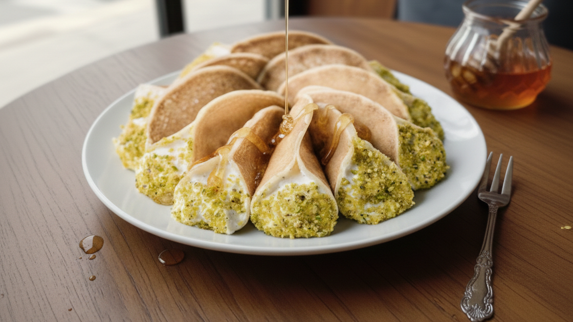 You are currently viewing طريقة عمل القطايف العصافيري بالقشطة والعسل