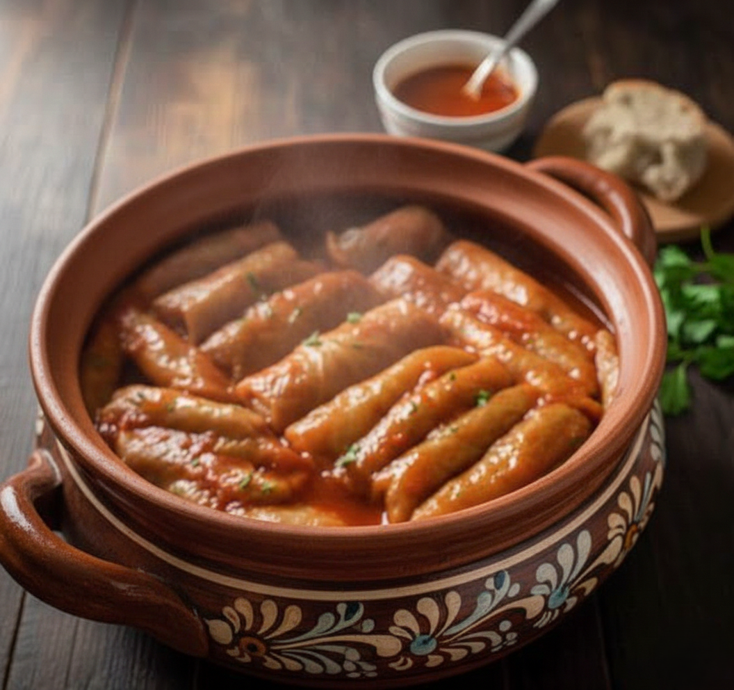 You are currently viewing محشي الكرنب المصري – أسرار التسبيكة “المشطشطة” واللف الاحترافي مع شيف تيتا