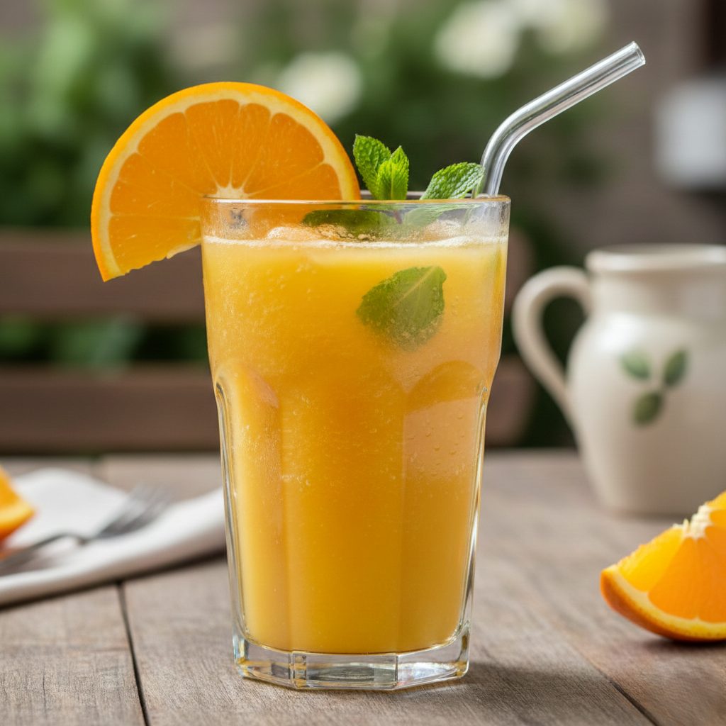 You are currently viewing عصير البرتقال الطبيعي – سر الانتعاش والفوائد الصحية مع شيف تيتا